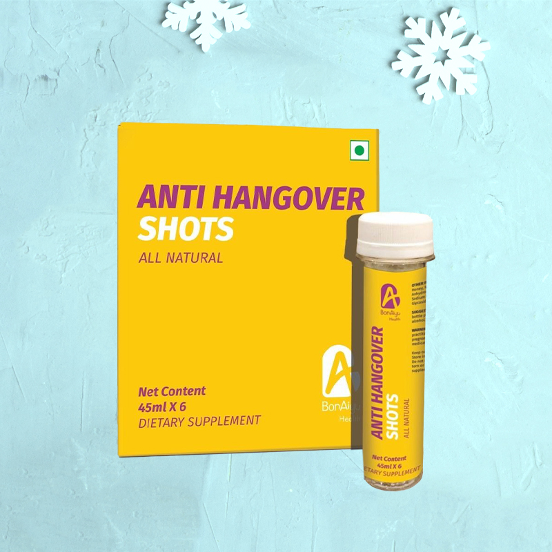 Buy BonAyu All Natural Anti Hangover Shots Spearmint Lemon Flavour