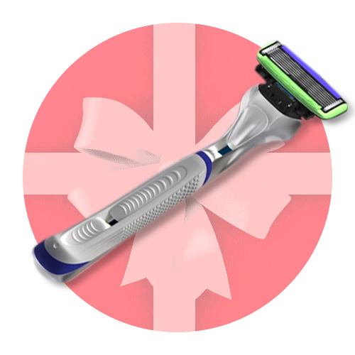 Buy LetsShave LetsShave Pro 6 Sensitive Face &amp; Body Shaving Razor Value Set World&#039;s First 6-Blade Razor for Men Online
