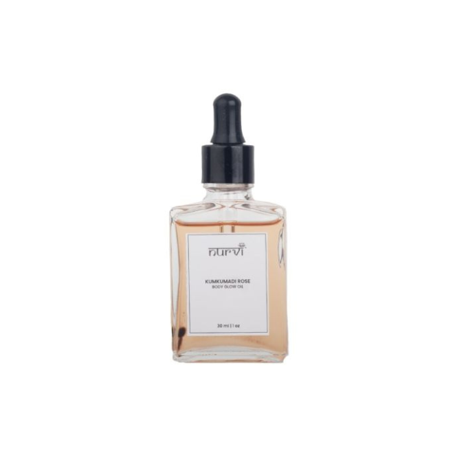 Buy Nurvi Kumkumadi Rose Body Glow Oil