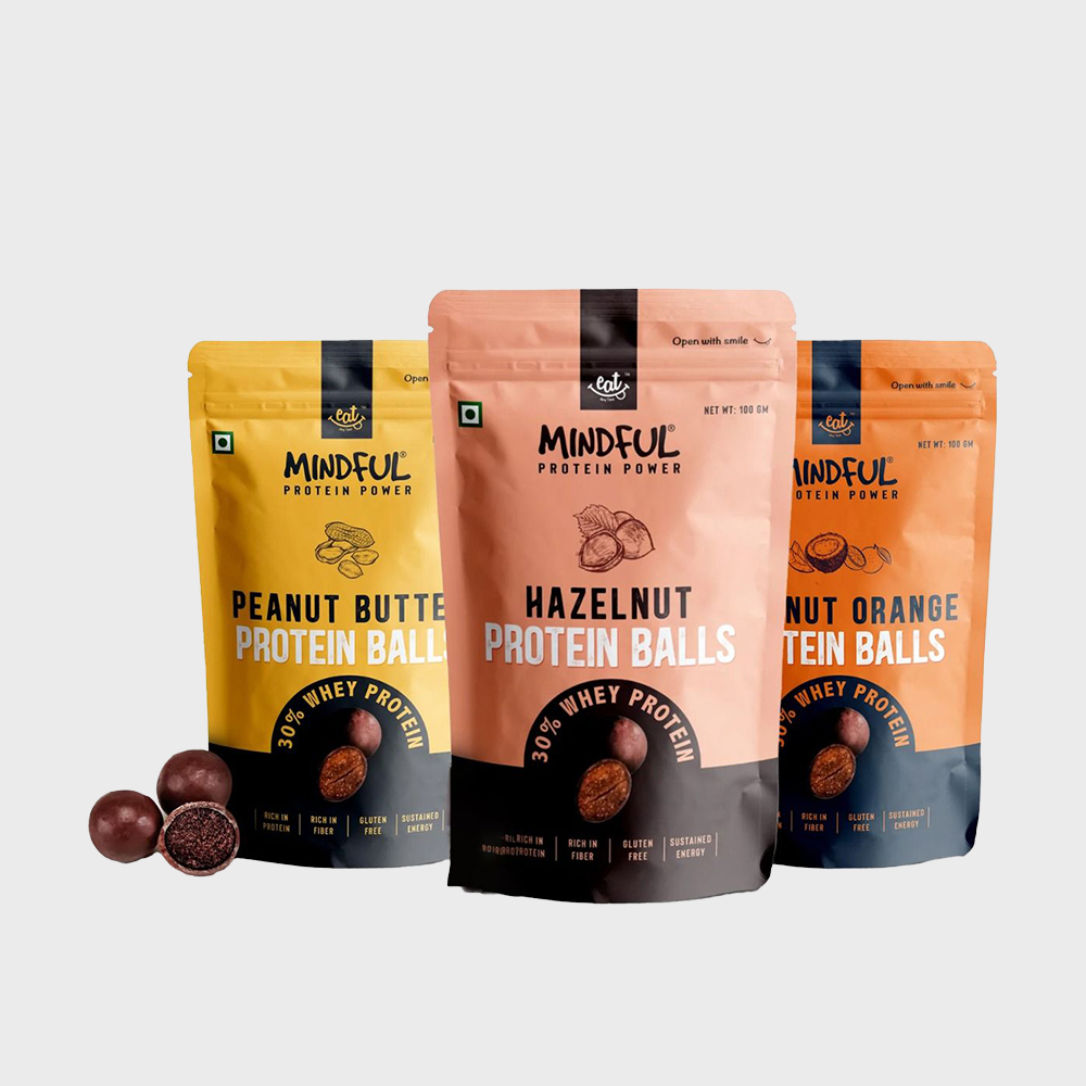 EAT Anytime Mindful Protein Energy Balls Variety Pack 30% Whey Protein