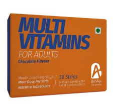 BonAiyu Health Immunity Essential Multivitamin Dietary Supplement Mouth Dissolving Strips For Men & Women 30 Strips