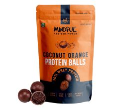 EAT Anytime Mindful Coconut Orange Protein Energy Balls 30% Whey Protein 10 gm * 10