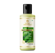 Khadi Organique Neem & Aloe Vera Hair Cleanser 210 ml