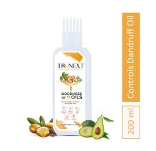 Trunext Dandruff Control Oil For Softer Hair With Goodness Of 11 Oils 200 ml