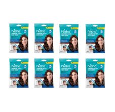 Nisha Quick Color Shampoo Hair Colour Dark Brown 20 ml x 8 Sachets