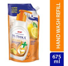 Yuthika Germ Protection Lemon Hand Wash Refill 675 ml