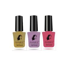 Asmee Classic Nail Polish Golden Treasure | Wisteria | Sakura