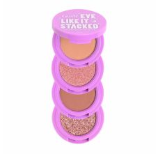 Gush Beauty Eye Like It Stacked, Easy To Blend 4 In 1 Eyeshadow Palette Summer Sundowner 3.6 gm