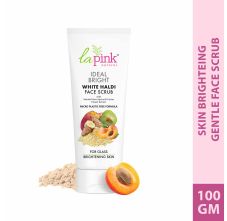 La Pink Ideal Bright White Haldi Face Scrub 100 gm