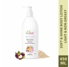 La Pink Young Forever Soft & Shine Body Lotion with Non Greasy Moisturiser For All Skin Types 450ml