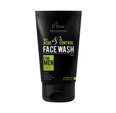 Men Deserve Anti Acne Oil Control Face Wash 115 ml