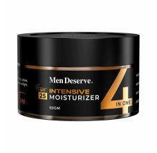 Men Deserve Intensive Moisturizer with SPF 25 for Whitening, Anti Pollution and Dark Spot Reduction 50 gm