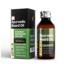 Ustraa Ayurvedic Beard Oil For Men With Yastimadhuka Taila & 7 Natural Herbs