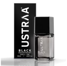 Ustraa Black Roll-On Deodorant For Men