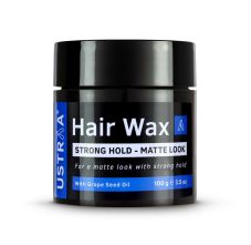 Ustraa Strong Hold Hair Wax Matte Look Non-Sticky Wax 100 gm