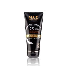 VLCC 7X Ultra Whitening & Brightening Charcoal Peel Off Mask 100 gm