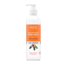 VLCC Deep Nourishing Body Lotion With Uv Protect Hyaluronic Acid & Shea Butter 350 ml