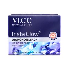 VLCC Insta Glow Diamond Bleach With Diamond Powder For Sparkling Fairness 402 gm