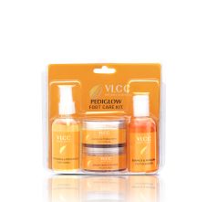 VLCC Pedi Glow Foot Care Kit A Combo Of Foot Cream, Foot Scrub, Foot Cleanser & Foot Spray