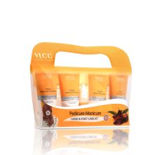 VLCC Pedicure-Manicure Hand & Foot Kit Combo Of Oil, Cleanser, Scrub, Cream, Anti Tan Pack