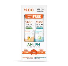 VLCC Salicylic and Hyaluronic Acid Serum Face Wash with Orange Peel and Aloe Vera 300 ml