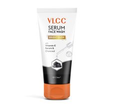 VLCC Serum Facewash With Vitamin C Serum & Charcoal For Oil Control & Bright Glow Dermatologically Tested 100 ml