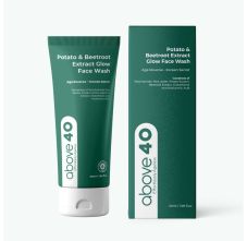 Above 40 Glow Face Wash – Korean Anti Ageing & Brightening Cleanser with Glutathione 100 ml
