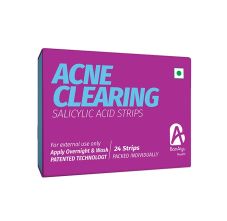 BonAiyu Health Acne Pimple Patch Removable Strips/Stickers For Men And Women With Salicylic Acid 24 Patches