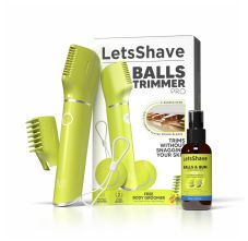 LetsShave Balls Trimmer and Balls Mist Combo for Men 294 gm