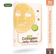 Beyond Rice Collagen jelly mask - Rice, Niacinamide & Cucumber (Vegan) Pack of 3