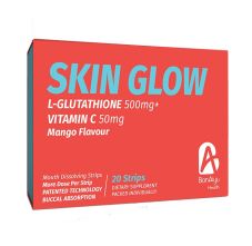 BonAiyu Health SKIN GLOW L-Glutathione And Vitamin C Mouth Dissolving 20 Strips