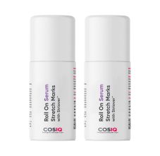 CosIQ Stretch Mark Removal Roll-On Serum 80ml, with Striover, Scar Removal, Uneven Skin Tone, All Skin Types, 60 Days Pack