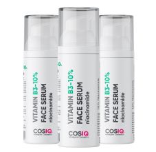 CosIQ Niacinamide Vitamin B3-10% Face Serum, 30ml (Pack of 3)