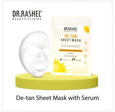 Dr.Rashel De-Tan Face Sheet Mask With Serum For Women and Men 20 gm * 3