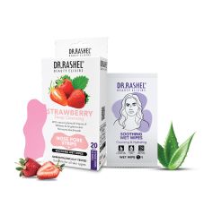 DR.Rashel Strawberry Nose Pore Strips 10 Strips & 10 Wipes 35 gm