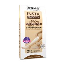 DR.RASHEL INSTA SMOOTH WAX STRIPS PACKS 24PCS - WHITE CHOCOLATE 50 gm