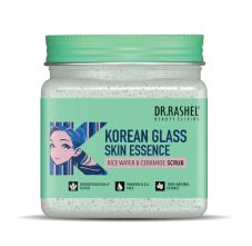 DR.RASHEL Korean Glass Skin Essence Scrub – Exfoliating & Smoothing Formula for Glass-Like Skin (380ML)