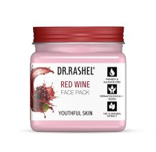 DR.RASHEL Red Wine Face Pack | Brightening & Firming Pack for Glowing, Youthful Skin (380ML)