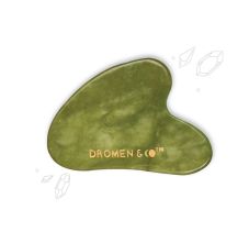 Dromen & Co Jade Gua Sha Natural Stone Face Massager (Green)