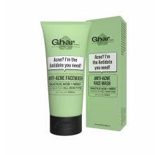 Ghar Soaps Anti-Acne with Salicylic Acid, Neem for Clear Skin, 100 ml Face Wash