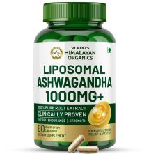 Vlado's Liposomal Ashwagandha 1000mg - Energy & Endurance, 60 Veg Caps