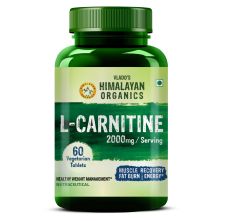 Vlado's Himalayan Organics L-Carnitine 2000 Mg | Healthy Weight Management 60 Tablets