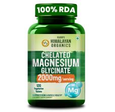 Vlado's Himalayan Organics Highly Absorbable Magnesium Glycinate 120 Tablets