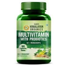 Vlado's Himalayan Organics Multivitamin for men & women with 60 ingredients - 180 Tablets