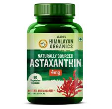 Vlado's Himalayan Organics Naturally Sourced Astaxanthin 4mg 60 Veg Capsules