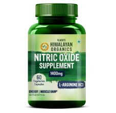Vlado's Himalayan Organics Nitric Oxide Supplement with L- Arginine HCL 1400mg 60 Capsules
