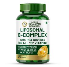 Vlado's Liposomal B-Complex 100% RDA - Hair Growth, Energy, Immunity, 60 Caps