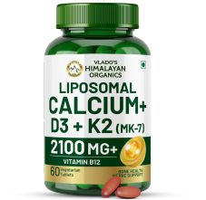 Vlado's Liposomal Calcium 2100mg + D3, K2, B12 - Bones, Heart, Joints, 60 Tabs