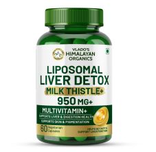 Vlado's Liposomal Liver Detox Milk Thistle 950mg + Curcumin, 60 Caps