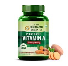 Vlado's Himalayan Organics Plant-Based Vitamin A Supplement 120 Capsules
